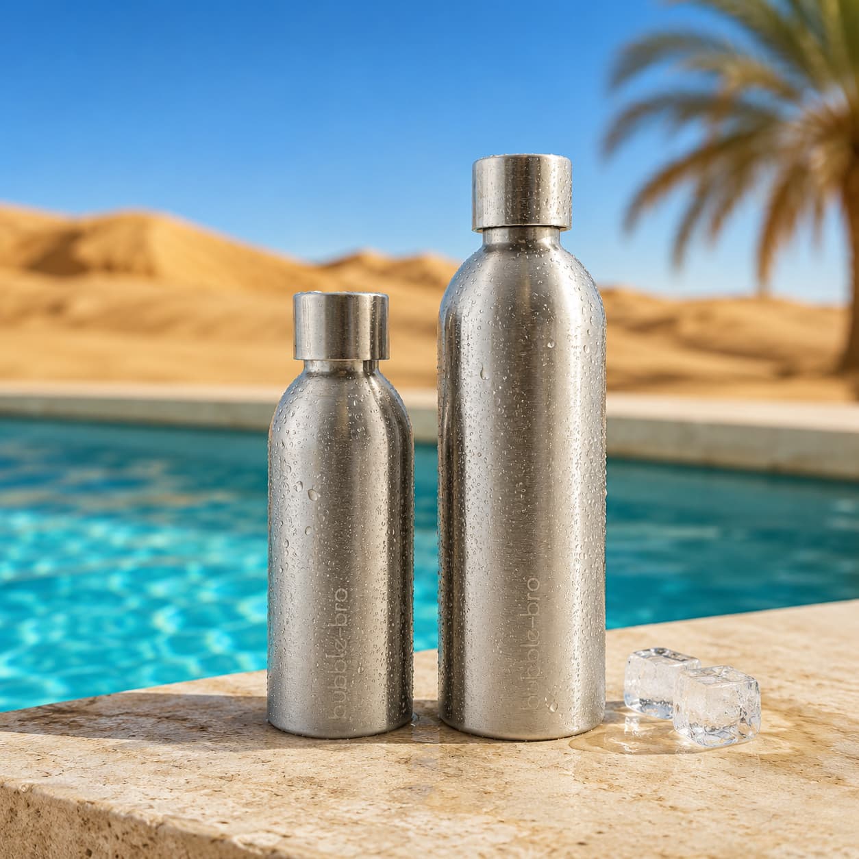 Stay Cool Bundle – 1L + 0.5L Stainless Steel Bottles
