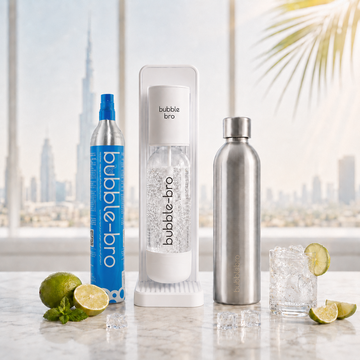 Origin Sparkling Water Maker - Summer Bundle (White)