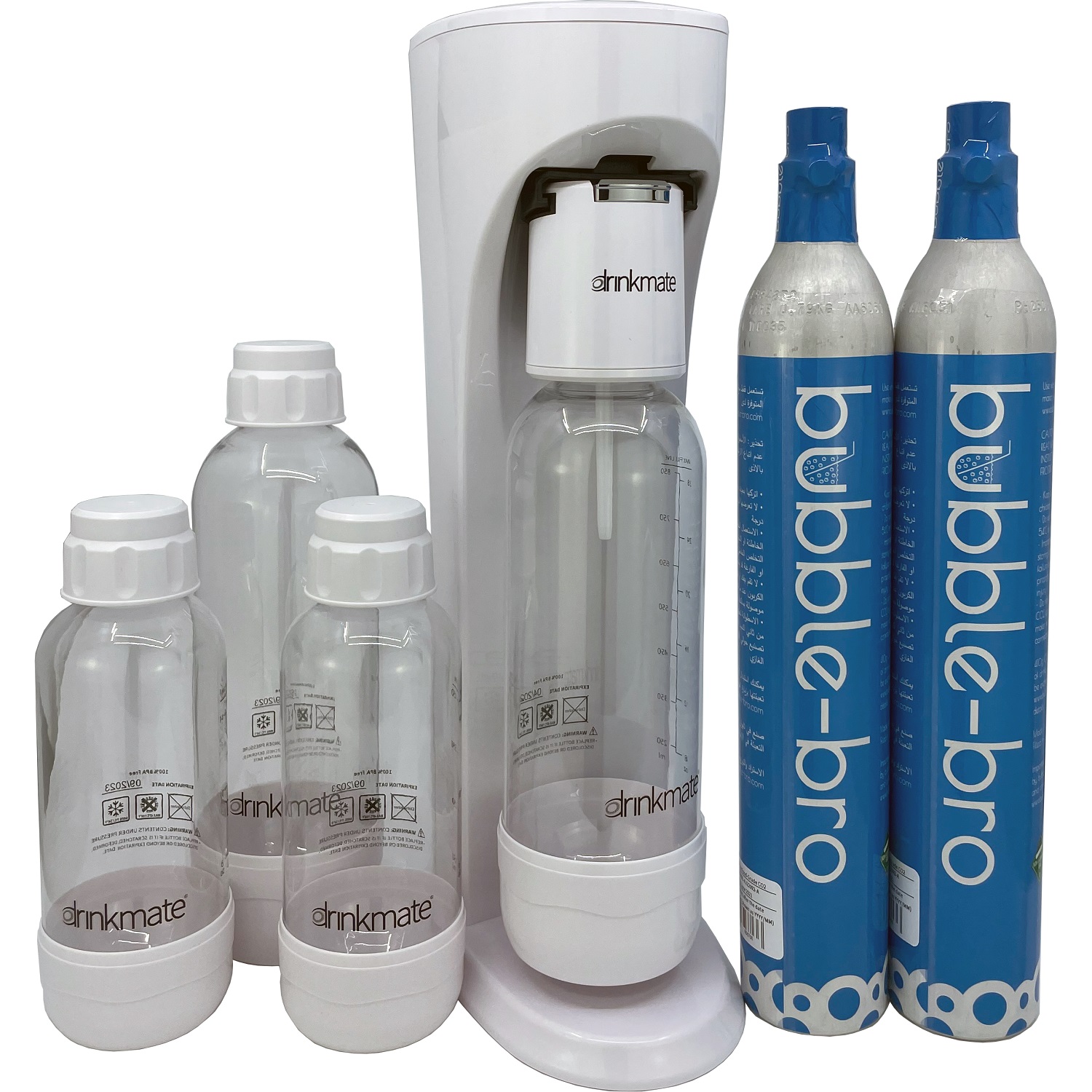 CO2 Cylinder - for DrinkMate & Sodastream Soda Makers - bubble-bro