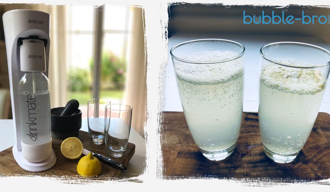 Keeping it simple with sparkling lemon or lime water