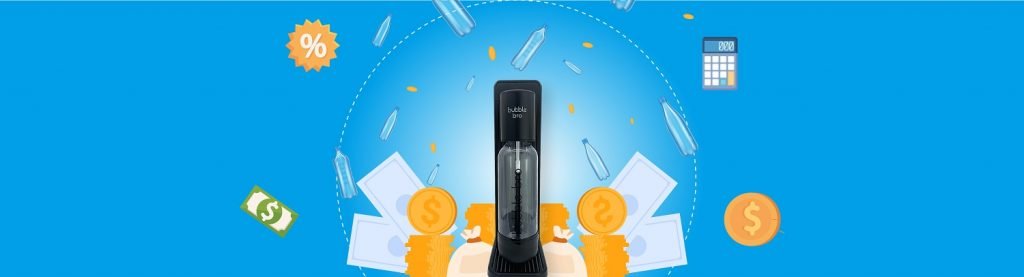 picture of bubble-bro Origin with calculators and savings