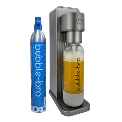 bubble-bro Versa Soda Maker Starter Kit - Metallic Grey